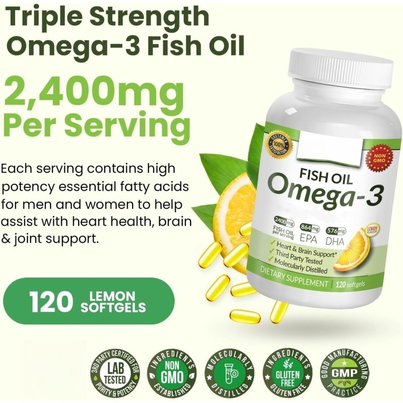 ODM/OEM Fish Oil Omega-3 Softgel Manufacturer - Private Label Complex Vitamins Minerals Supplement for Heart Health