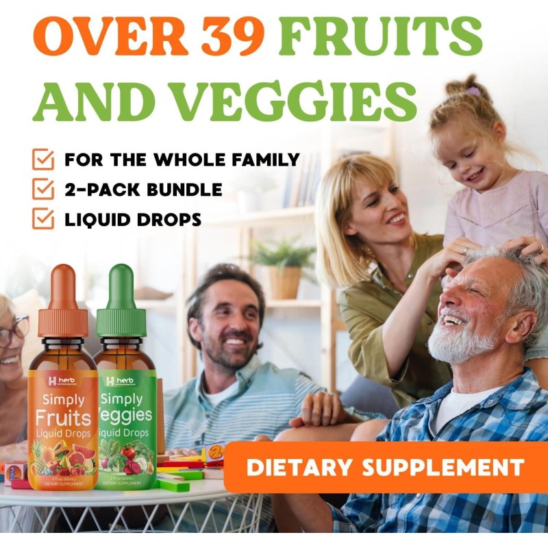 Fruit Vegetable Liquid Drops Manufacturer - OEM/ODM Whole Food Superfoods Supplement (Packed Vitamins Minerals Soy-Free)