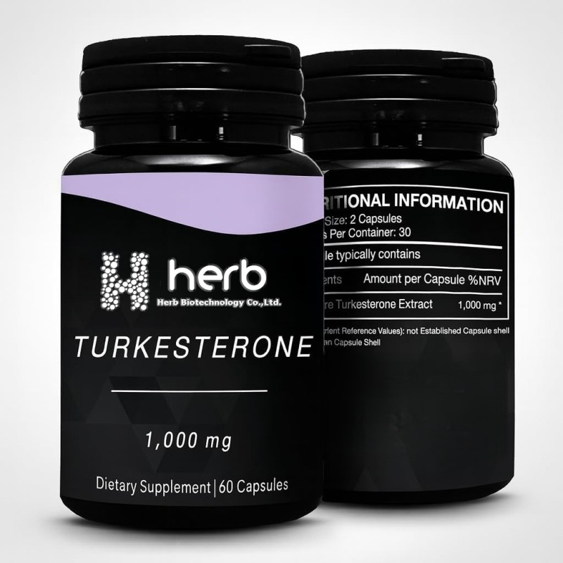Turkesterone Capsules Manufacturer - OEM/ODM High Potency Supplement with Maca Root & Tribulus Terrestris for Muscle Growth Energy & Memory