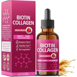 Collagen Drops Manufacturer - OEM/ODM Women's Marine Collagen Peptides Liquid Shots for Skin Hair Nails Wellness