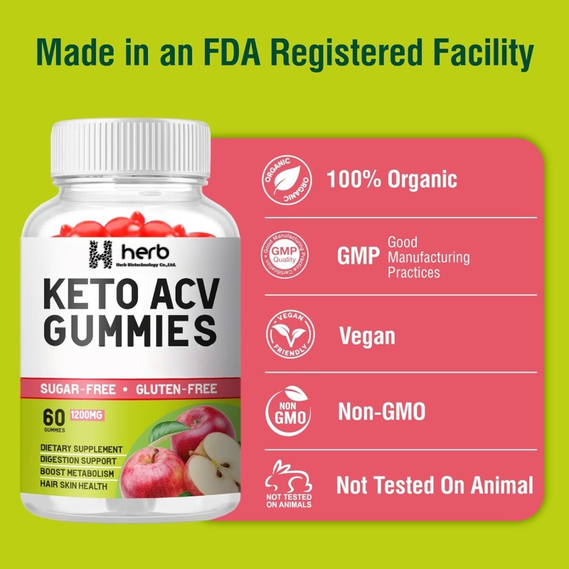 Keto Gummies Manufacturer - Private Label Complex Vitamins Minerals Supplement for Energy Support