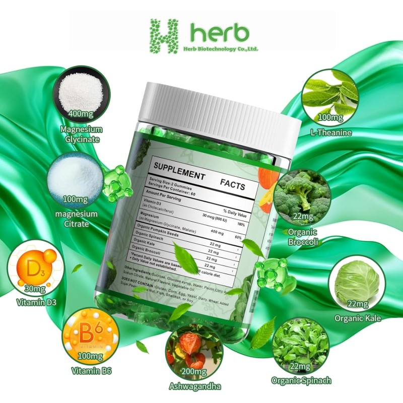 OEM/ODM Calcium Magnesium Gummies Manufacturer - Adult Overall Wellness Bone Joint Support with Zinc & Natural Vitamin D3 Private Label