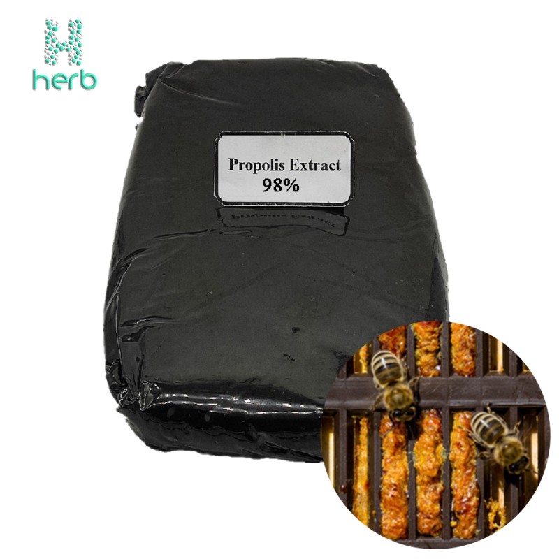Refined Propolis Extract Manufacturer - OEM/ODM 100% Natural Pure 98% Propolis Extract with 20% Flavonoids