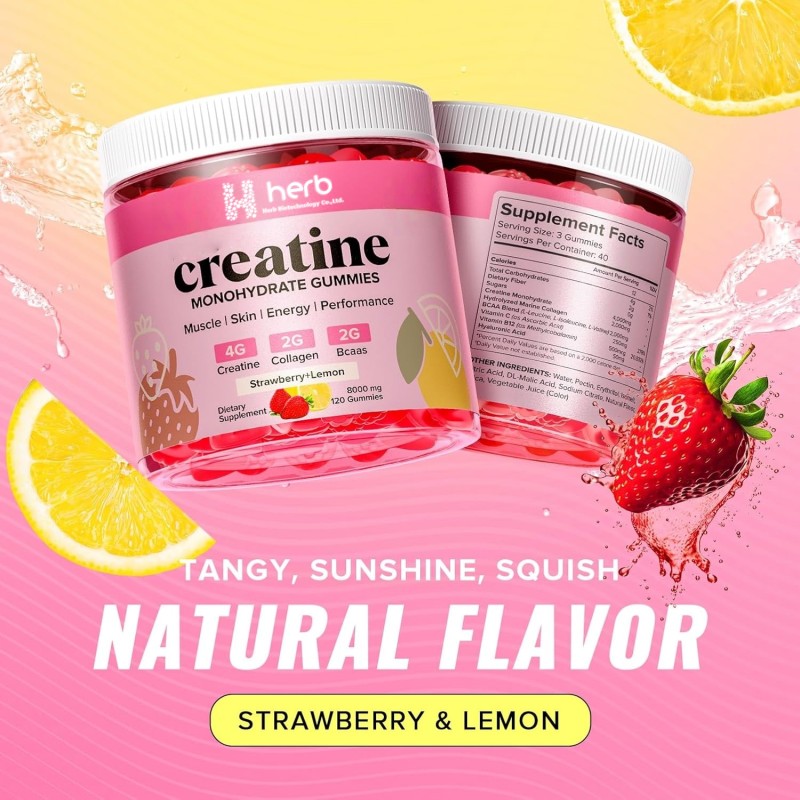 ODM/OEM Creatine Gummies Manufacturer - Private Label Sports Nutrition Supplement for Energy Support