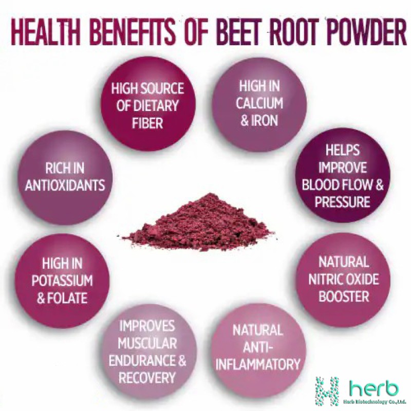 Organic Beet Root Powder Manufacturer - OEM/ODM Spray Dried Water Soluble Beetroot Concentrate Juice Powder