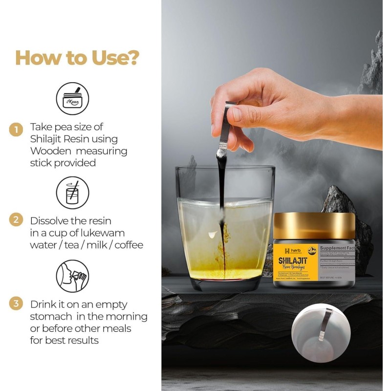 Shilajit Resin Manufacturer - Stock 86% Fulvic Acid Gold Grade Organic Pure Himalayan 50g Food Supplement