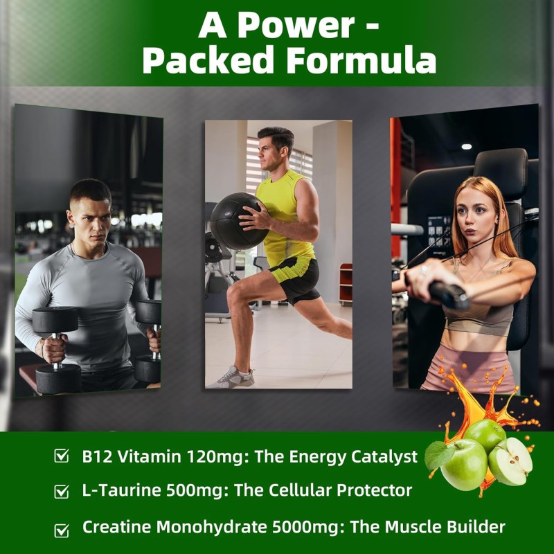 Creatine Monohydrate Gummies Manufacturer - ODM/OEM Complex Vitamins Minerals Supplement for Sport Energy Support