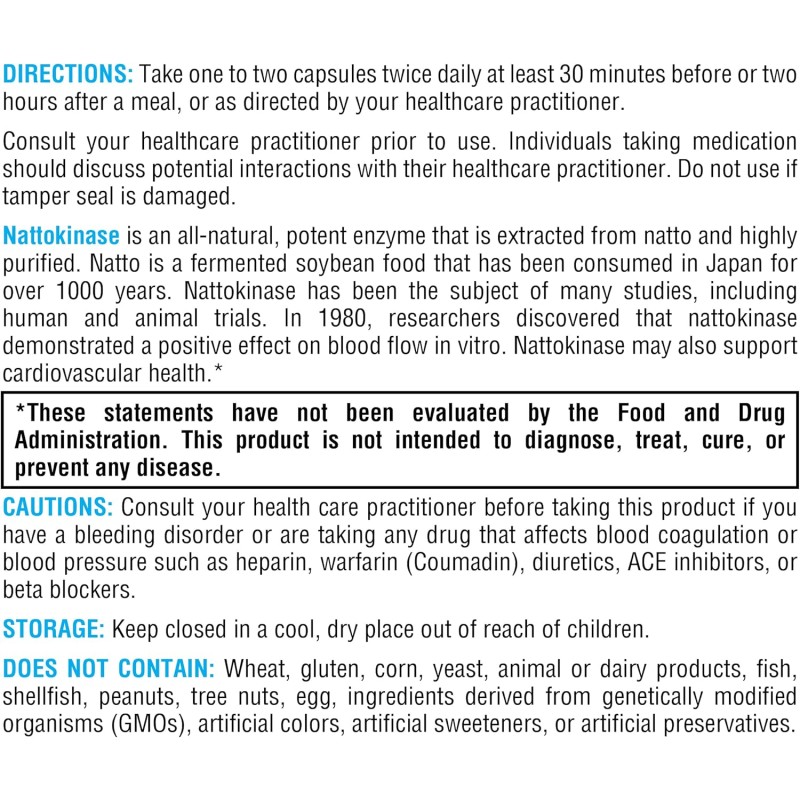 ODM/OEM Double Wood Nattokinase Supplement Manufacturer - Private Label Naturally Herbal Systemic Enzymes for Cardiovascular Circulatory Support