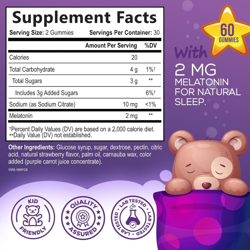 Natural Melatonin Gummies Manufacturer - OEM/ODM Non-Habit Forming Sleep Aid for Kids & Adults to Promote Restful Sleep
