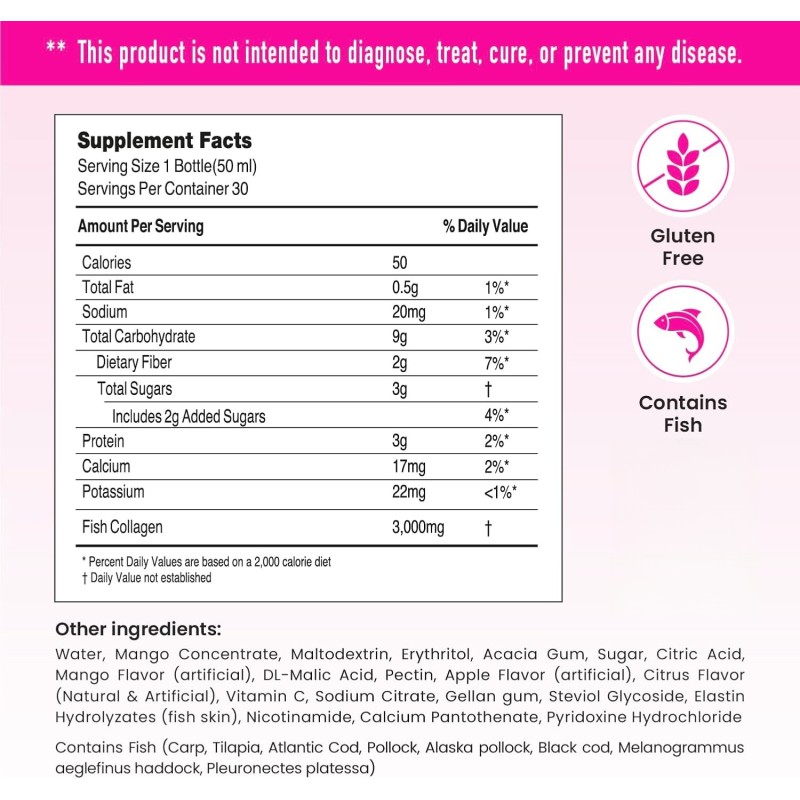 ODM/OEM Multi-Collagen Peptide Biotin Drink Manufacturer - Private Label Beauty Product for Adult Skin Hair Nails Enhancement