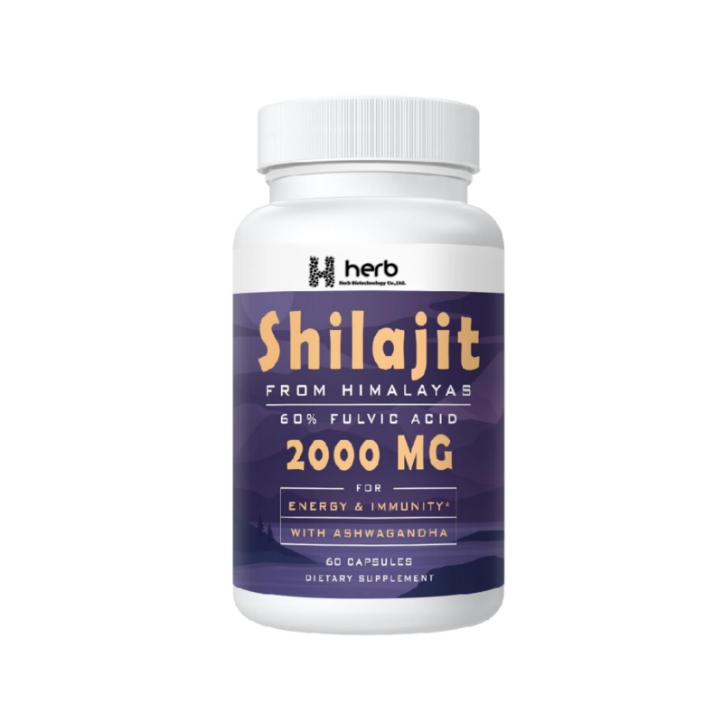 Shilajit Capsules Manufacturer - OEM/ODM Nutrition Pure Himalayan Shilajit with Fulvic Acid & Essential Minerals (Combats Fatigue)