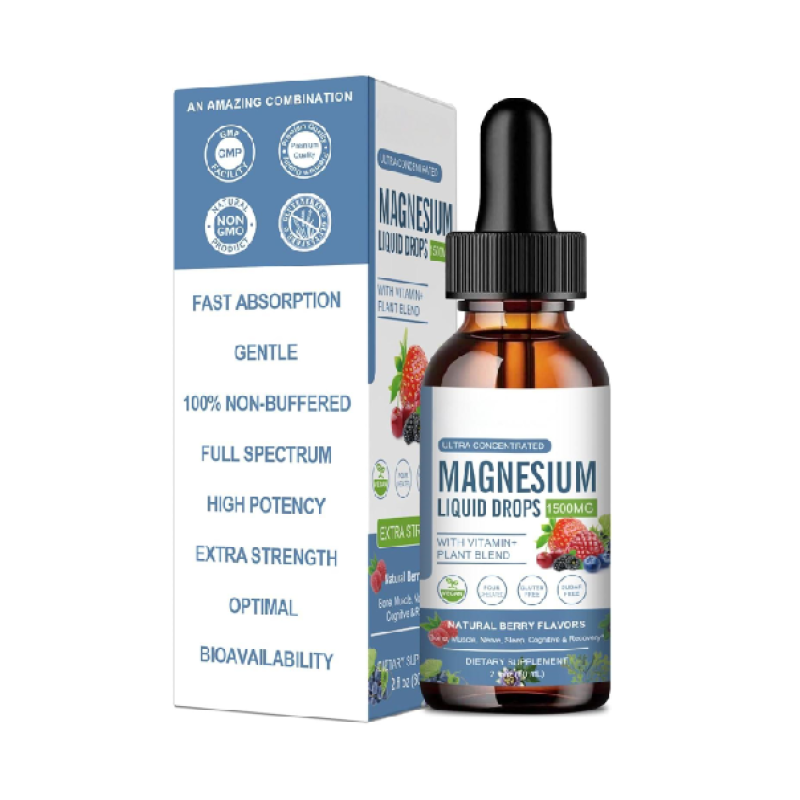 Magnesium Calcium Zinc Drops Manufacturer - OEM/ODM Vegan Liquid Vitamin C D3 K2 Glycinate Mag Supplement (For Immune Bone Sleep & Leg Cramps)