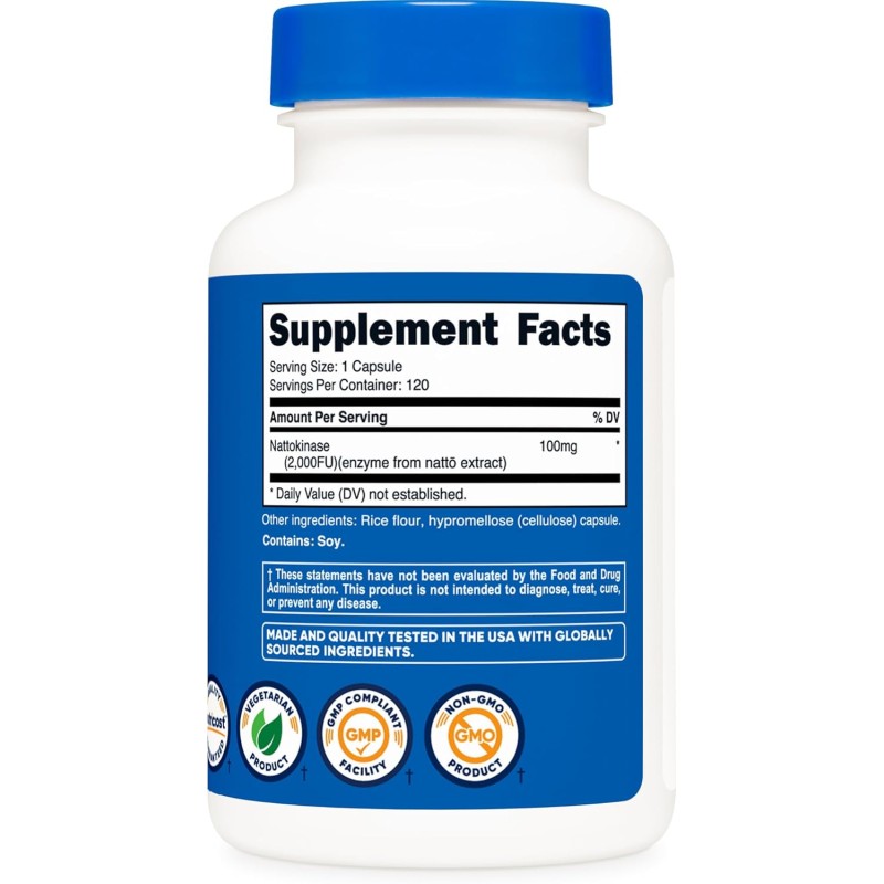 ODM/OEM Nattokinase Supplement Manufacturer - Private Label Naturally Herbal Systemic Enzymes for Cardiovascular Circulatory Support