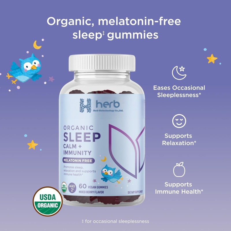 OEM/ODM Natural Melatonin Gummies Manufacturer - Non-Habit Forming Sleep Aid for Kids & Adults to Promote Restful Sleep Private Label