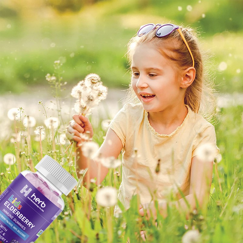 Kids Immune Gummies Manufacturer - OEM/ODM Elderberry Extract Vitamins Supplement (Newborn Inapplicable)