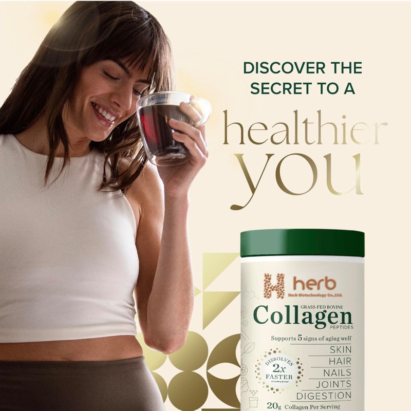 Collagen Peptides Powder Manufacturer - OEM/ODM Unflavored Quick Dissolve Hydrolyzed Supplement (Non-GMO for Skin Hair Nails Joints Digestion)