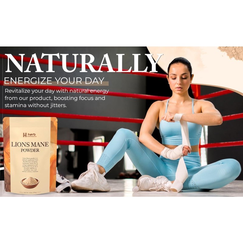 Organic Lion's Mane Mushroom Powder Manufacturer - OEM/ODM 8oz Pure Fruiting Body Superfood for Brain Focus & Immune Health (Filler-Free)