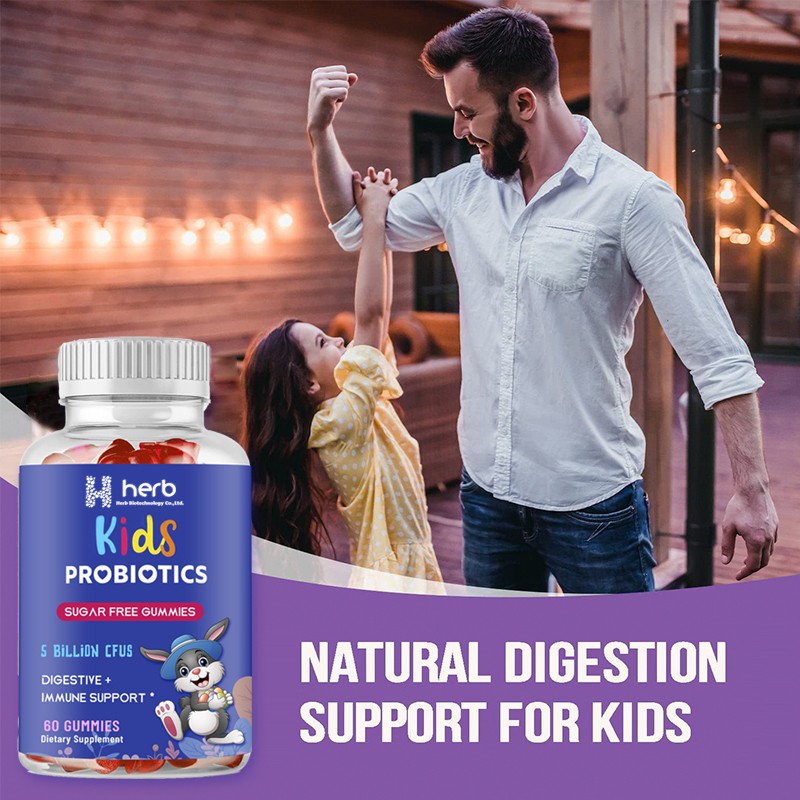Kids Multivitamin Gummies Manufacturer - Private Label Probiotic Supplement for Digestion Gut Health Microbiome & Energy (Pregnant Women Applicable)