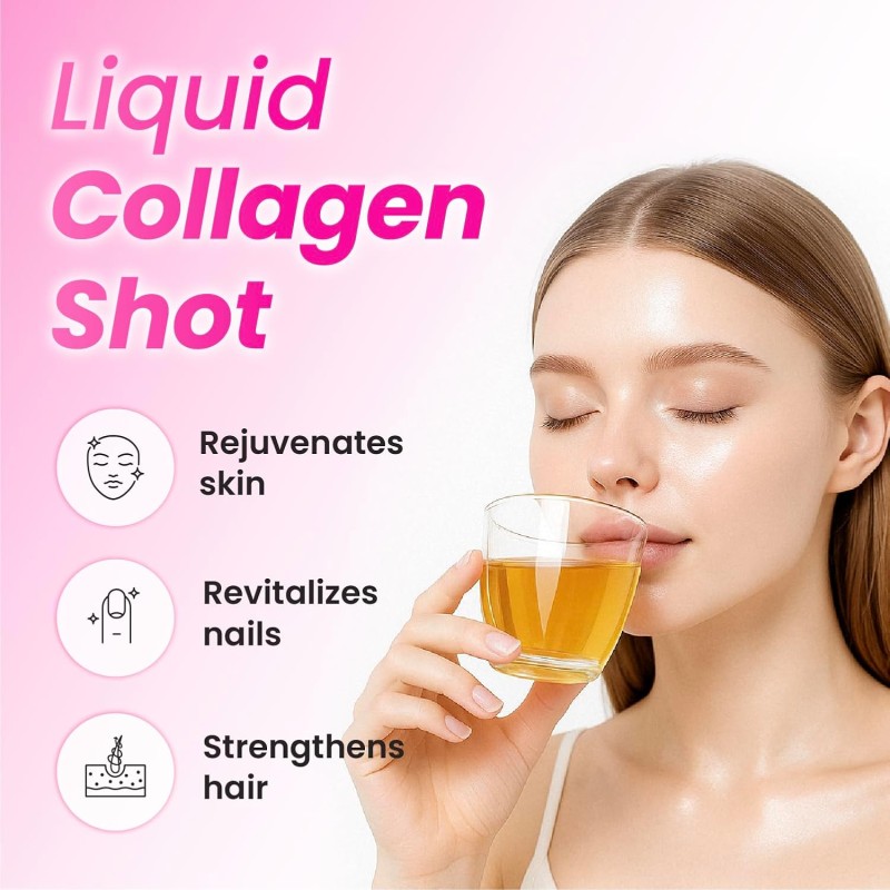 ODM/OEM Multi-Collagen Peptide Biotin Drink Manufacturer - Private Label Beauty Product for Adult Skin Hair Nails Enhancement