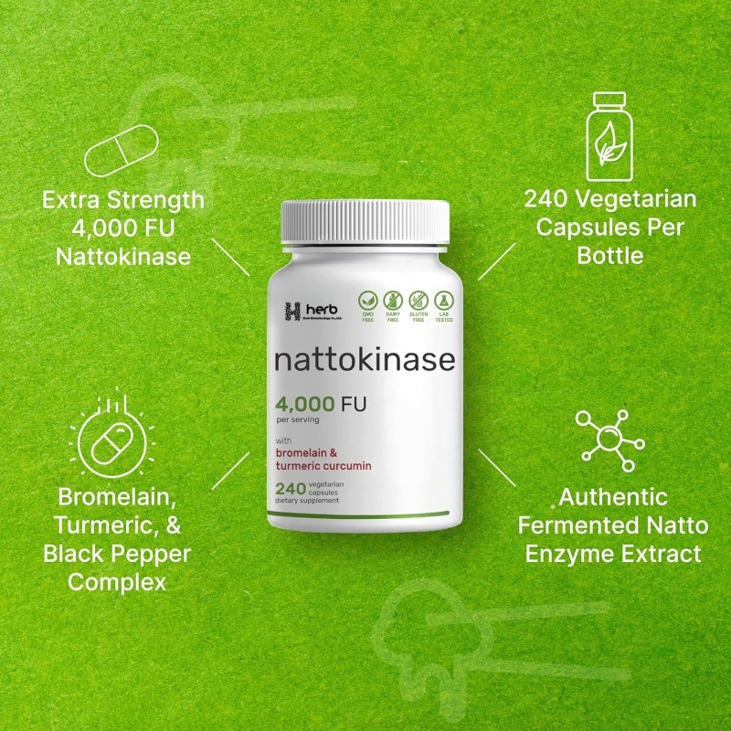 ODM/OEM Nattokinase Supplement Manufacturer - Private Label Naturally Herbal Dietary Supplement