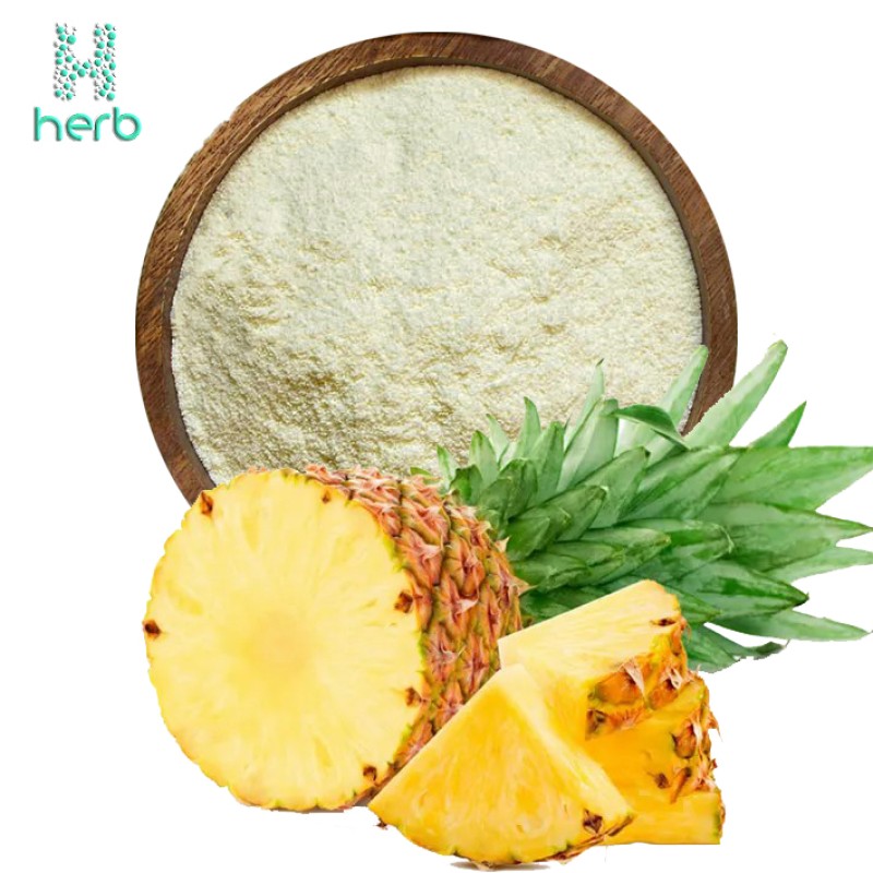 Freeze Dried Pineapple Powder Manufacturer - OEM/ODM 100% Native Water Soluble Pure Pineapple Extract Juice Powder