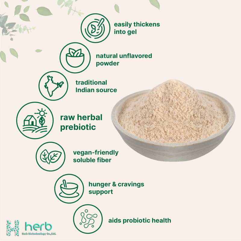 Psyllium Husk Powder Manufacturer - OEM/ODM Factory Supply Natural Dietary Fiber 99% Supplement