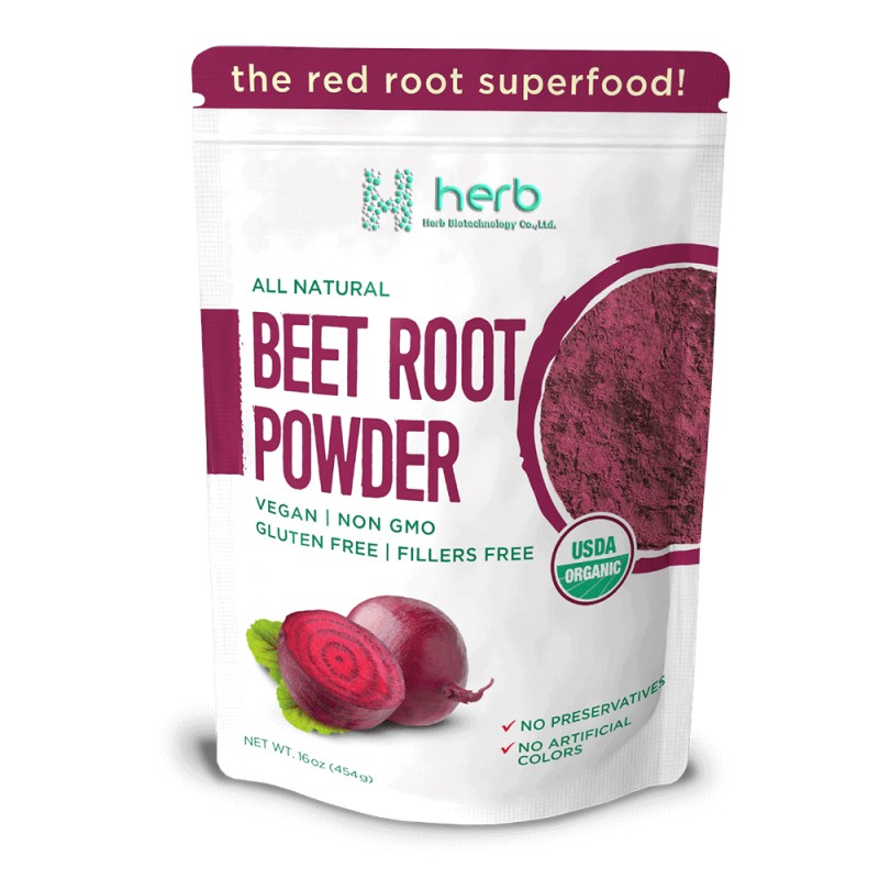 Organic Beet Root Powder Manufacturer - OEM/ODM Spray Dried Water Soluble Beetroot Concentrate Juice Powder