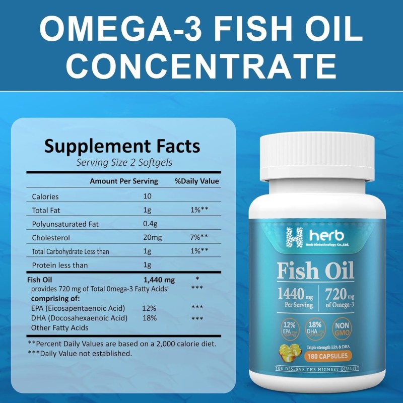 ODM/OEM Fish Oil Omega-3 Manufacturer - Private Label Complex Vitamins Minerals Supplement for Heart Health