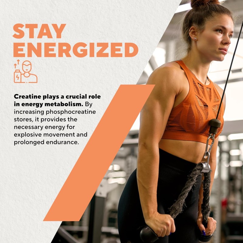 Pure Creatine Monohydrate Powder Manufacturer - OEM/ODM Hot Selling Private Label Efficient Absorption Premium Creatine Supplement