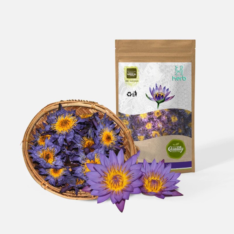 Blue Lotus Flower Extract Powder Manufacturer - OEM/ODM Hot Sell Dried Nymphaea Tetragona Lotus Leaf Flower Extract