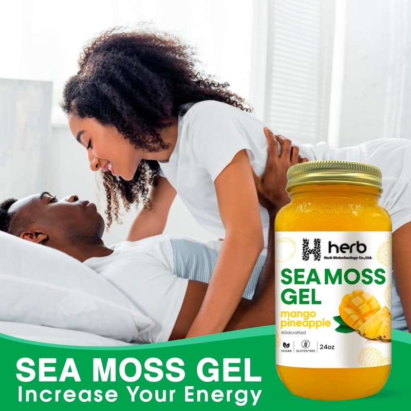 Sea Moss Gel Manufacturer - OEM/ODM Raw Pineapple Flavored Irish Seamoss Gel (For Immune & Digestive Support)