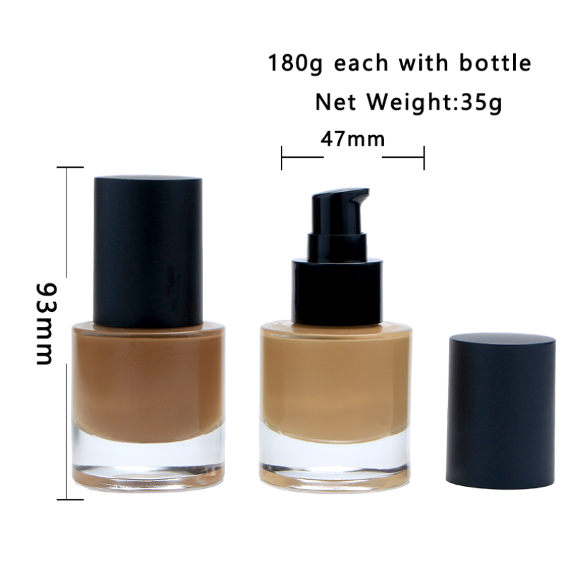 Liquid Foundation Supplier - Gold Square Tube Private Label Waterproof Makeup Product