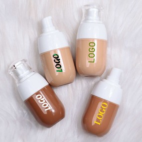 Liquid Foundation Supplier - Clear Transparent Plastic Squeeze Bottle Private Label Cosmetics