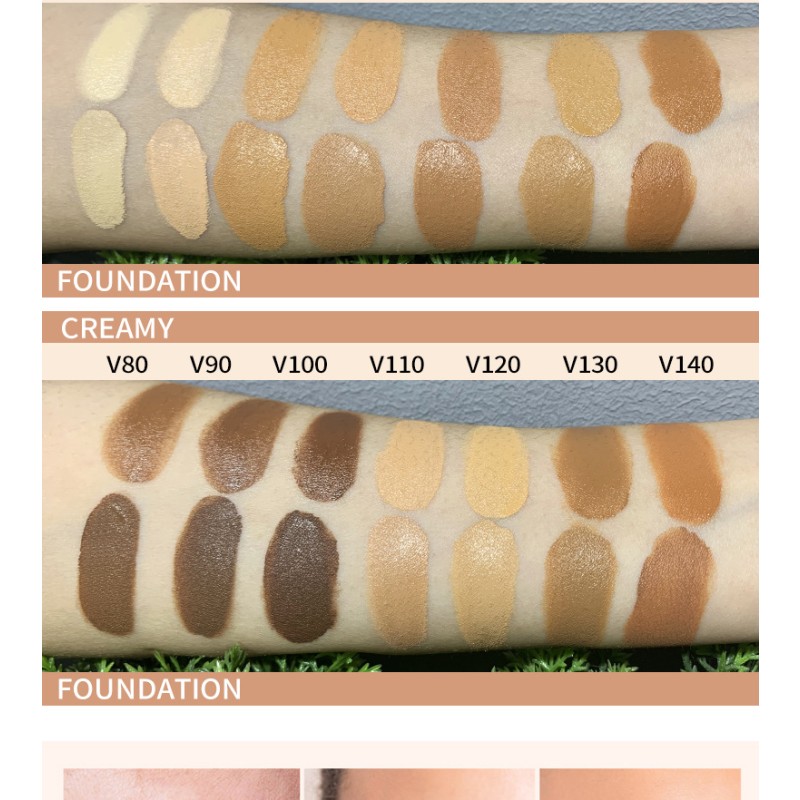 Makeup Liquid Foundation Supplier - Pink Clear Bottle Private Label Waterproof Makeup Products