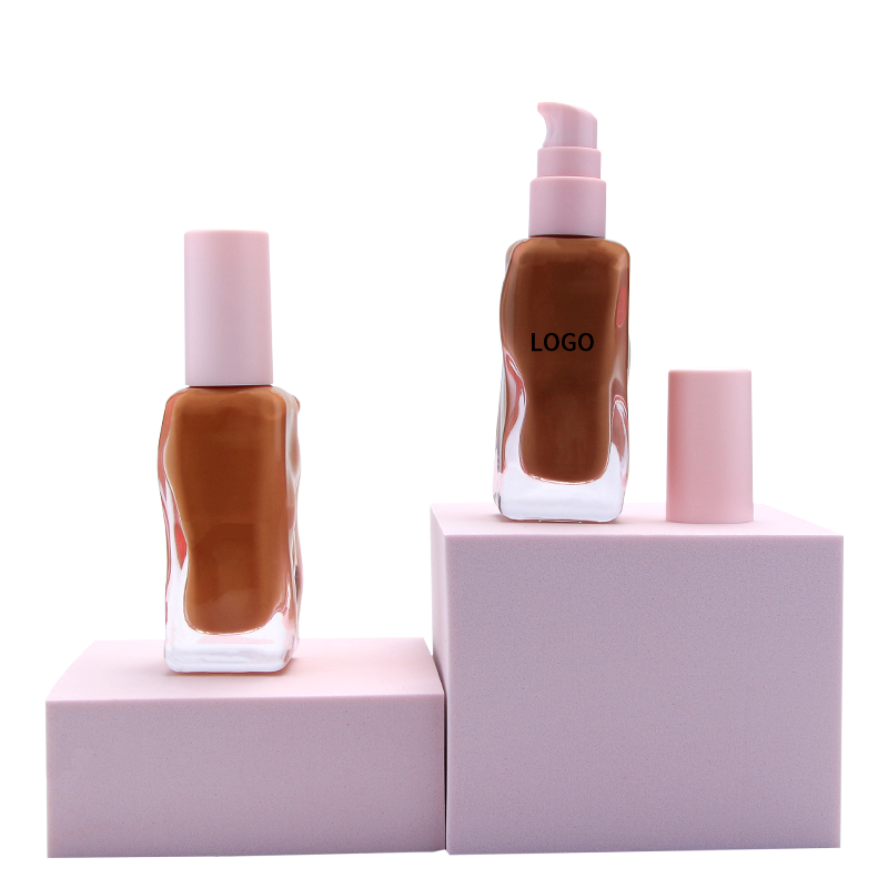 Makeup Liquid Foundation Manufacturer - 10 Color Rose Golden Black Round Waterproof