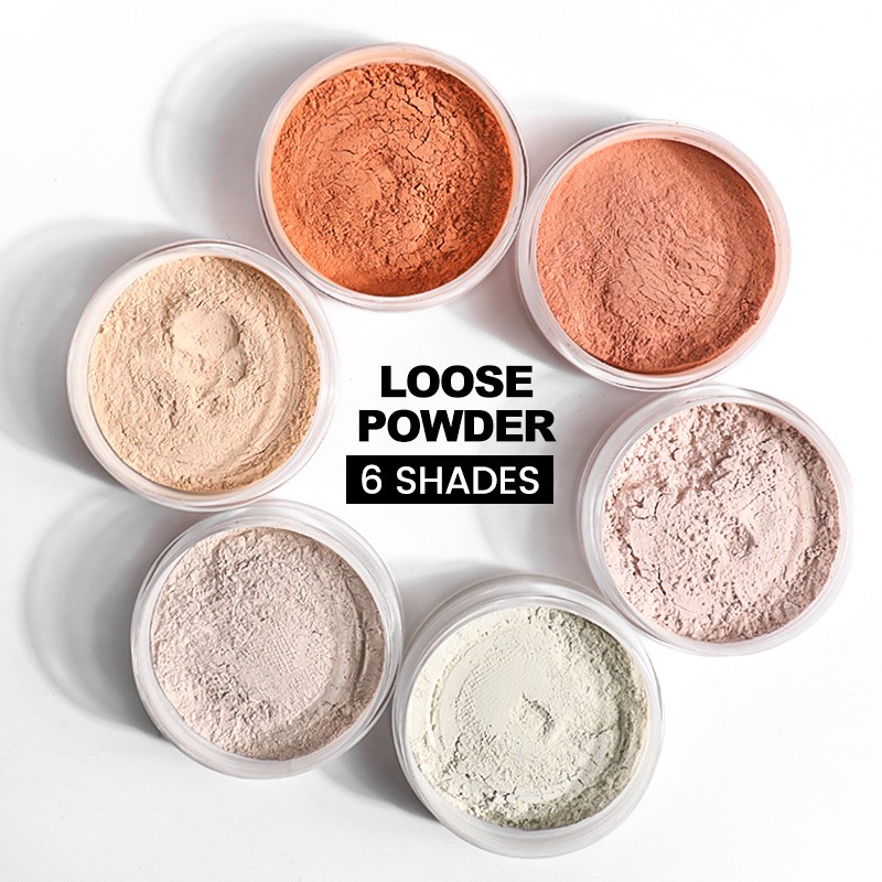 Setting Powder Supplier - White Pink Container Cosmetics Wholesale 2024 Refillable