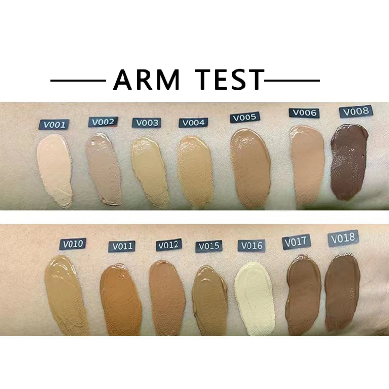 Liquid Foundation Factory - White Clear Plastic Bottle Private Label Waterproof Makeup