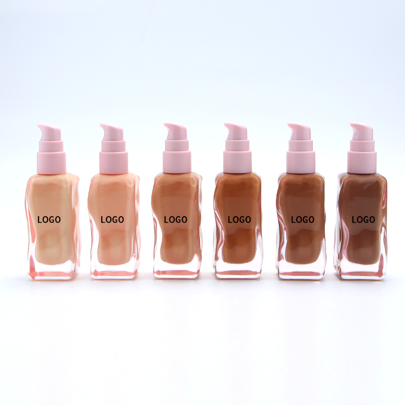 Makeup Liquid Foundation Manufacturer - 10 Color Rose Golden Black Round Waterproof