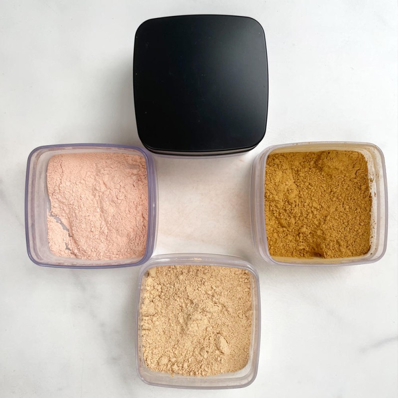 Setting Powder Supplier - Pink White Square Jar Makeup Cosmetics Private Label Skin
