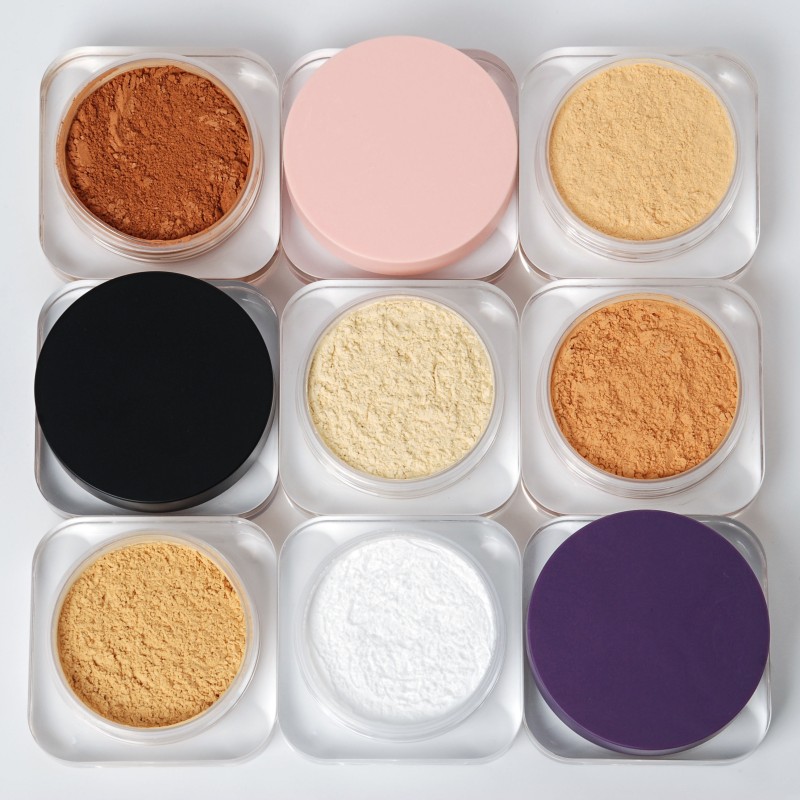 Glitter Powder Supplier - Black Round Maquillage Cosmetics Hot Product 2024 Face