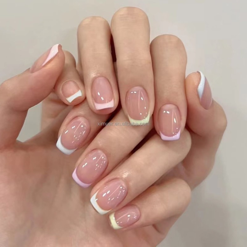 Nail Supplies Supplier - New Arrival OEM Ballerina French Nail Supplies Wholesale Press on Nails