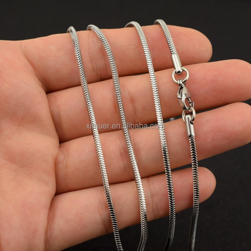 Multi Chain Necklace Supplier - Hottest Selling Multi Chain Silver Stainless Steel Fashion Necklaces