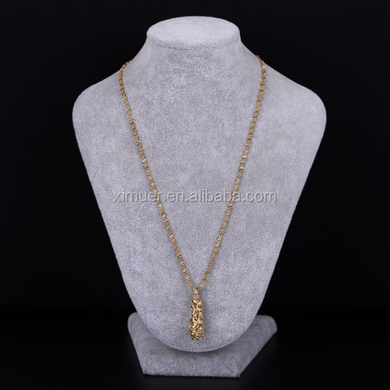 Gold Plated Necklace Factory - Wholesale High Quality 24k Gold Plated Long Necklace