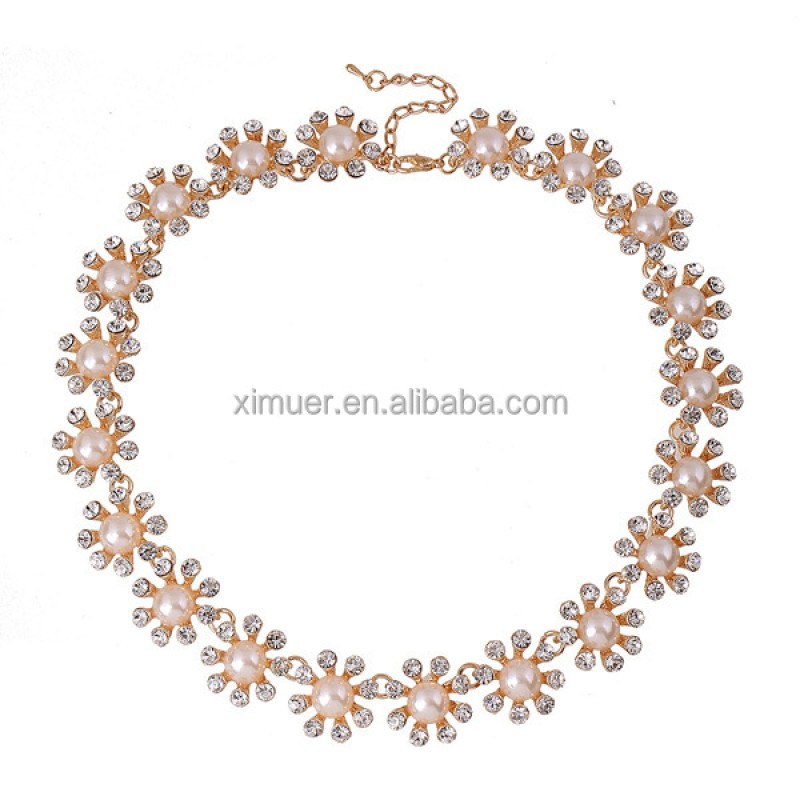 Rhinestone Necklace Factory - Wholesale Rhinestone Pearl Necklace