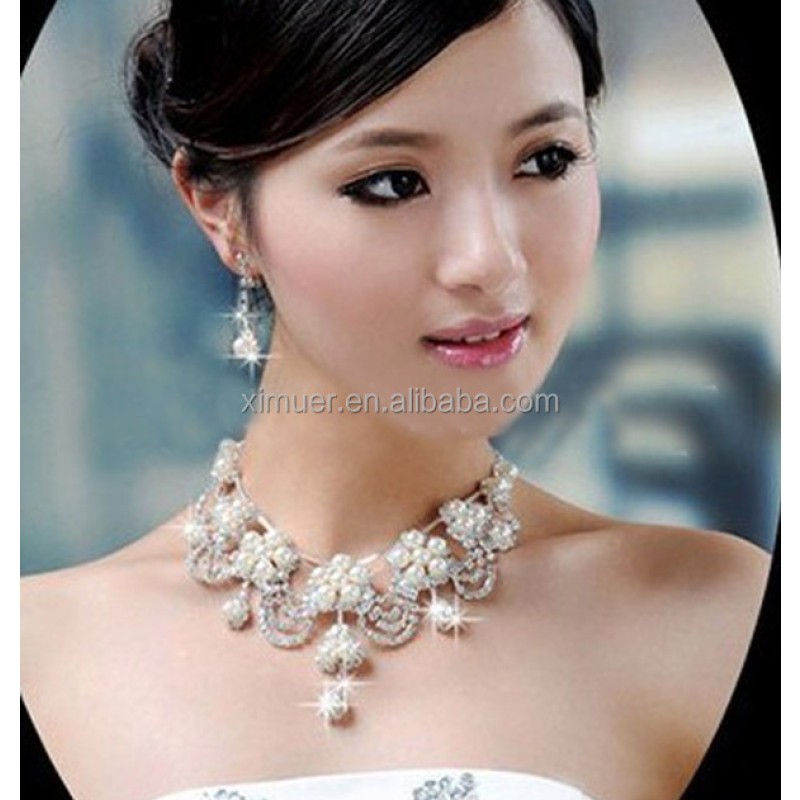 Wedding Necklace Set Manufacturer - 2014 Bridal Necklace Set Fashion Wedding Necklace Set