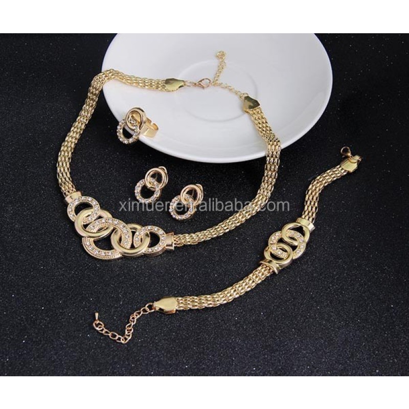 Dubai Jewelry Set Factory - Wholesale Dubai Gold Jewelry Set Fashion Jewelry Set