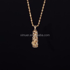 Gold Plated Necklace Factory - Wholesale High Quality 24k Gold Plated Long Necklace