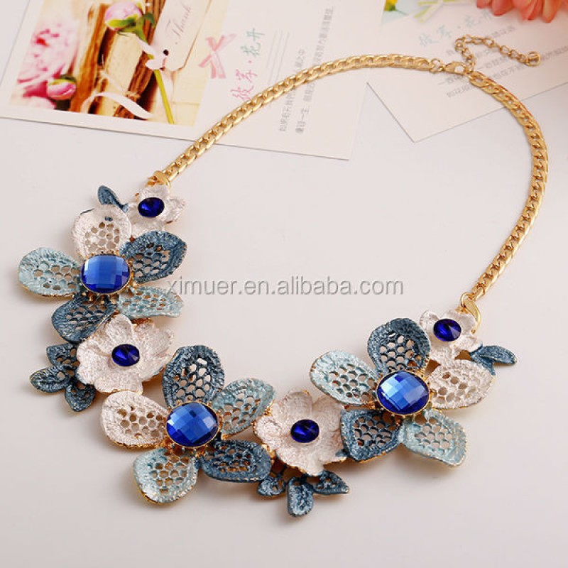 Flower Necklace Supplier - Latest Models Flower Necklace Fashion Jewelry Necklace