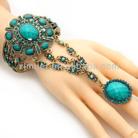 Finger Ring Bracelet Factory - Fashion Gemstone Finger Ring Bracelet