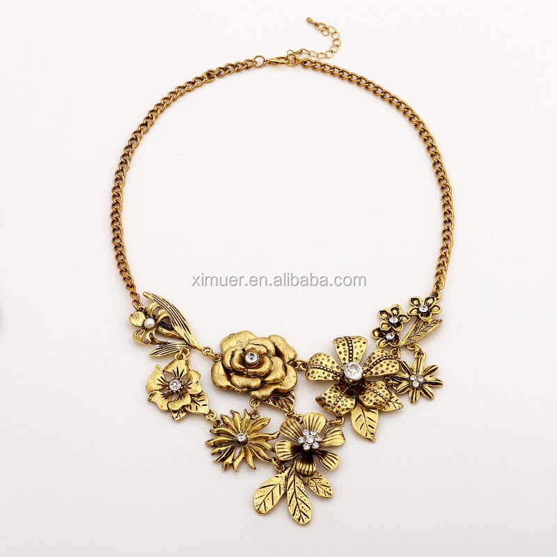Fashion Necklace Factory - Latest Model Fashion Necklace Wholesale Fashion Alloy Jewelry